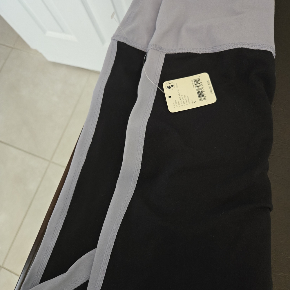 NWT Free People Movement by Free People Black and Platinum Leggings - Picture 3 of 5